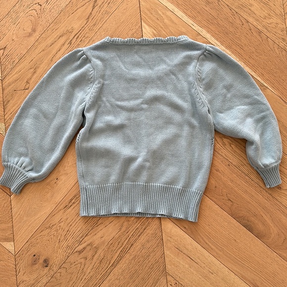 Anthropologie Heart-Shaped Pointelle Knit Top/Sweater - Picture 6 of 11